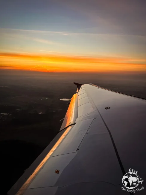 City-trip-madrid-avion-sunrise